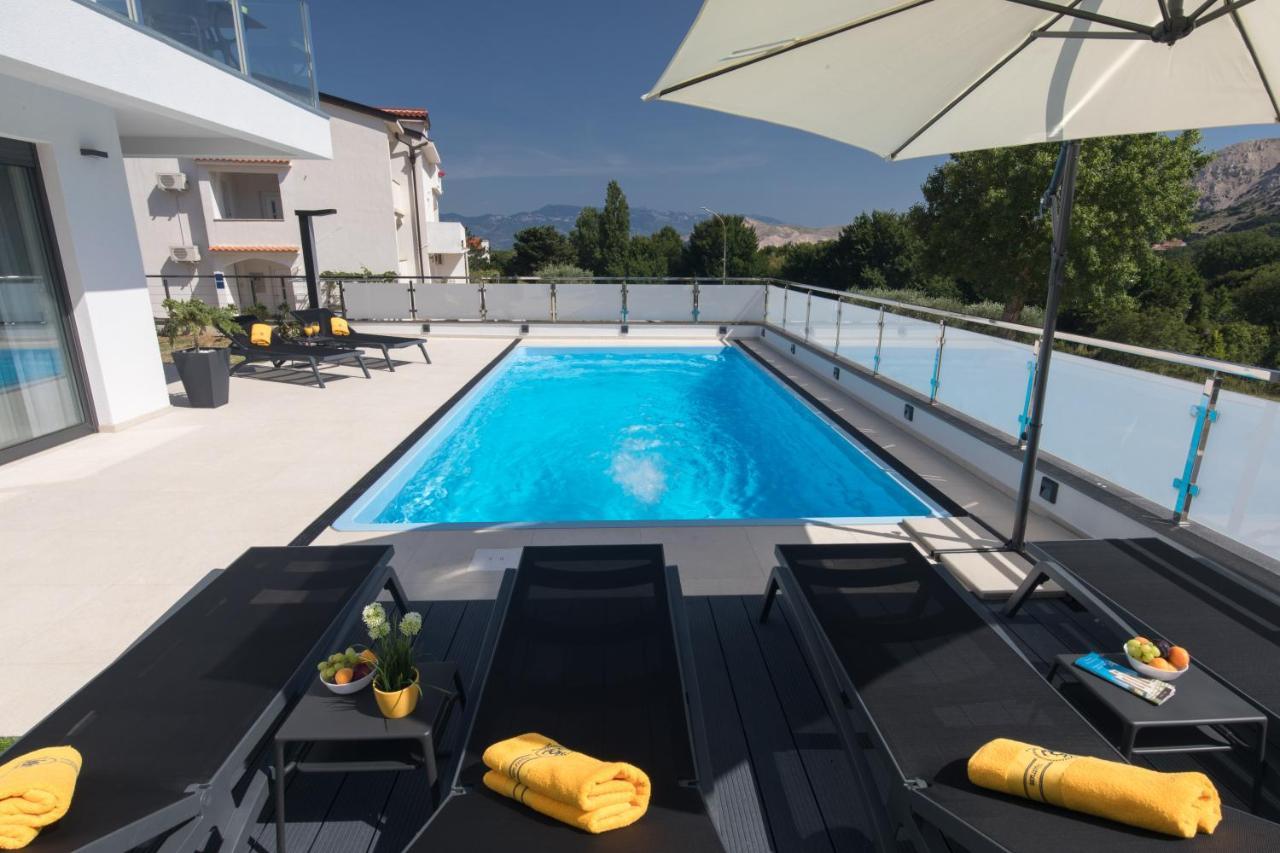 Villa Supernus With Heated Pool Baška Eksteriør bilde