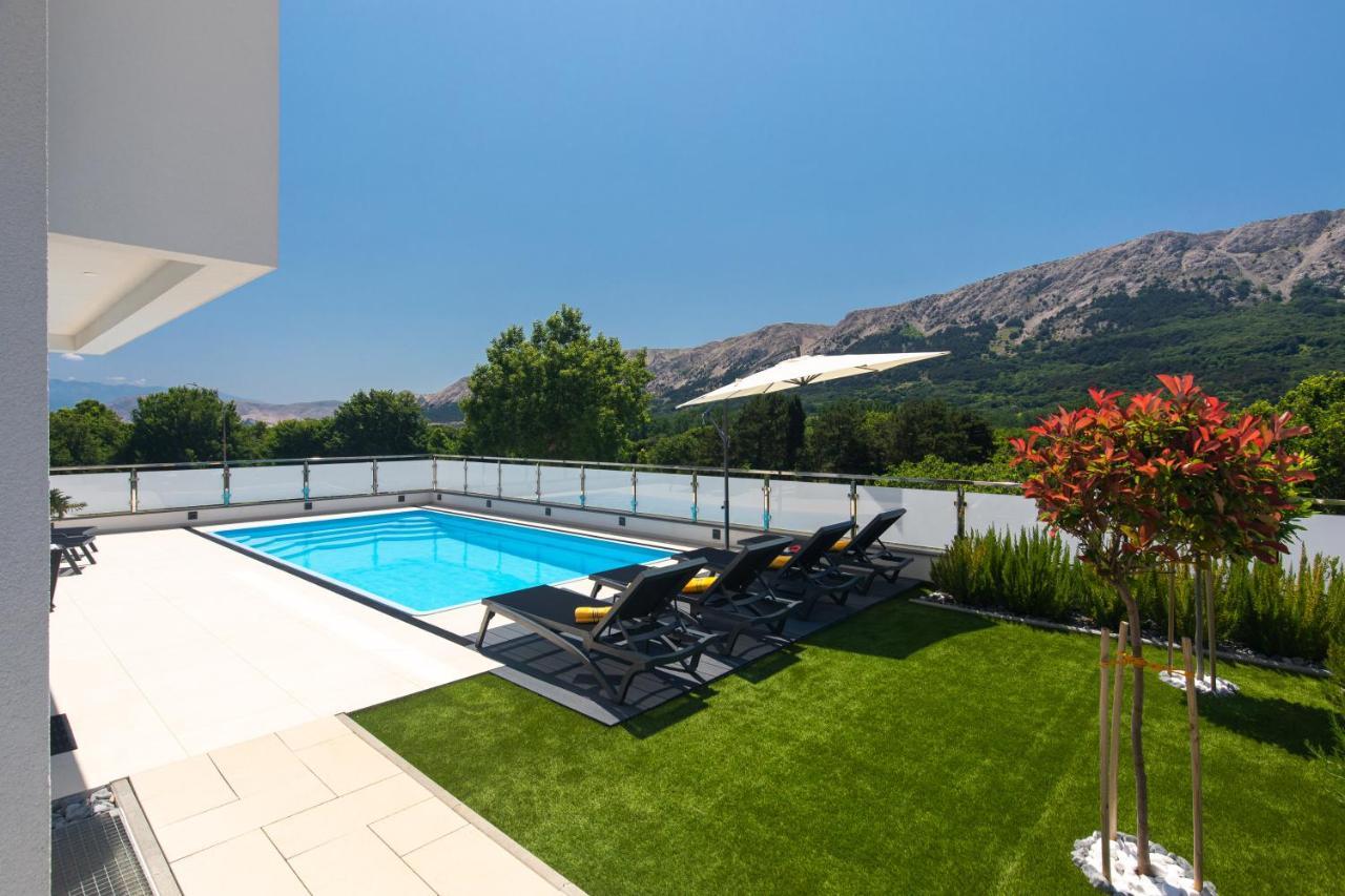 Villa Supernus With Heated Pool Baška Eksteriør bilde
