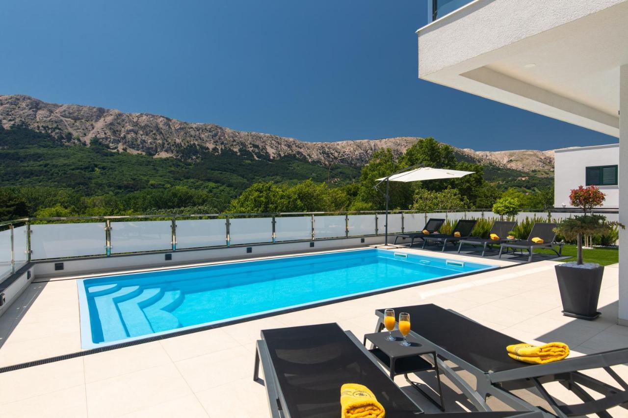 Villa Supernus With Heated Pool Baška Eksteriør bilde