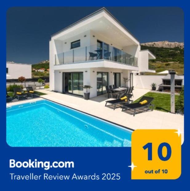 Villa Supernus With Heated Pool Baška Eksteriør bilde